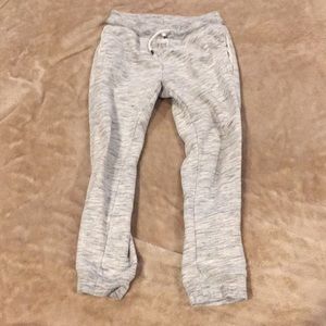 Gray kids joggers